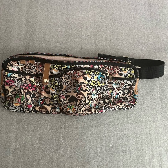 Tokidoki Lesportsac Style Multicolor Women's Waist Bag Crossbody NWOT - Picture 1 of 8